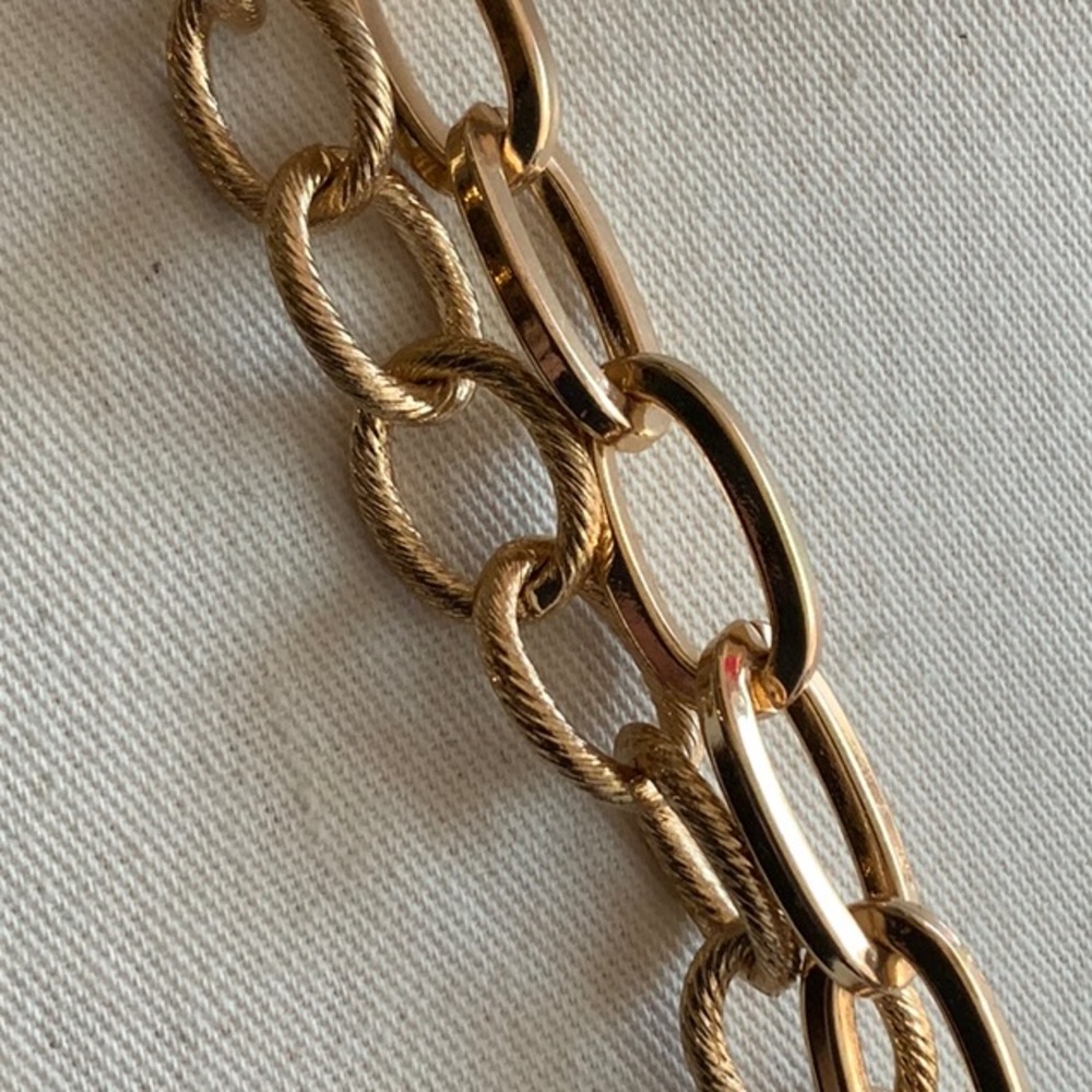 Chunky gold chain necklace - Picture 2 of 6